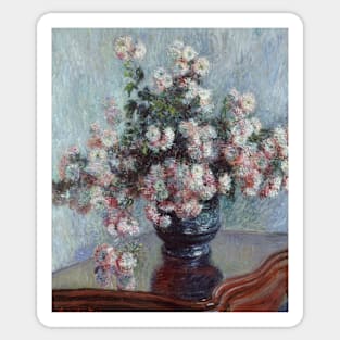 Chrysanthemums by Claude Monet Sticker